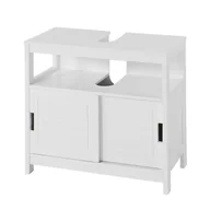 Szafki łazienkowe - SoBuy FRG128-W szafka pod umywalkę, do łazienki - miniaturka - grafika 1