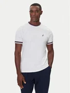 Koszulki męskie - Nautica T-Shirt N1S03440 Biały Regular Fit - miniaturka - grafika 1