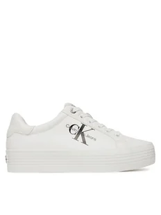 Calvin Klein Jeans Tenisówki YW0YW00847 Biały - Trampki damskie - miniaturka - grafika 1