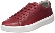 Trampki męskie - Geox Męskie trampki U VELLETRI, Dark RED, 44 EU - miniaturka - grafika 1