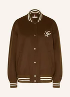 Kurtki damskie - Tommy Hilfiger Kurtka W Stylu College braun - miniaturka - grafika 1