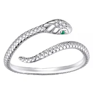 Pierścionki - Pierścionek Srebrny - PIERŚCIONEK WĄŻ - miniaturka - grafika 1