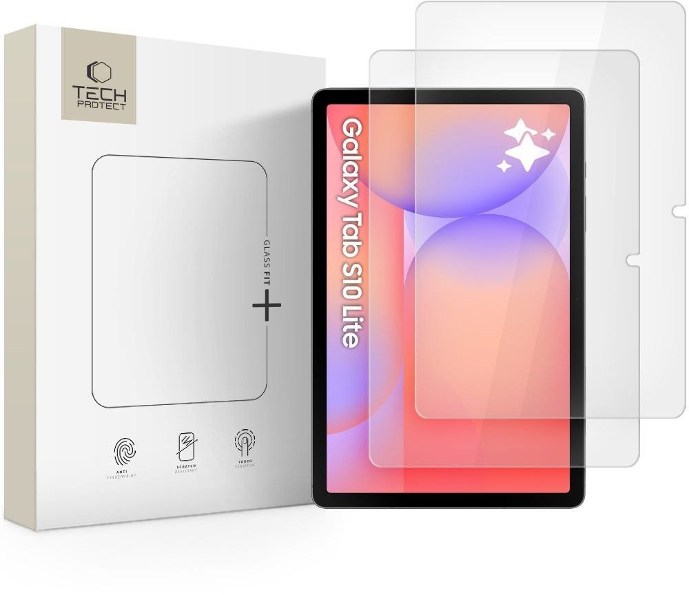 Szkło hartowane Tech-Protect Glass Fit+ do Samsung Galaxy Tab S10 Lite 10.9 X400 / X406b Clear [2 PACK] THP4627