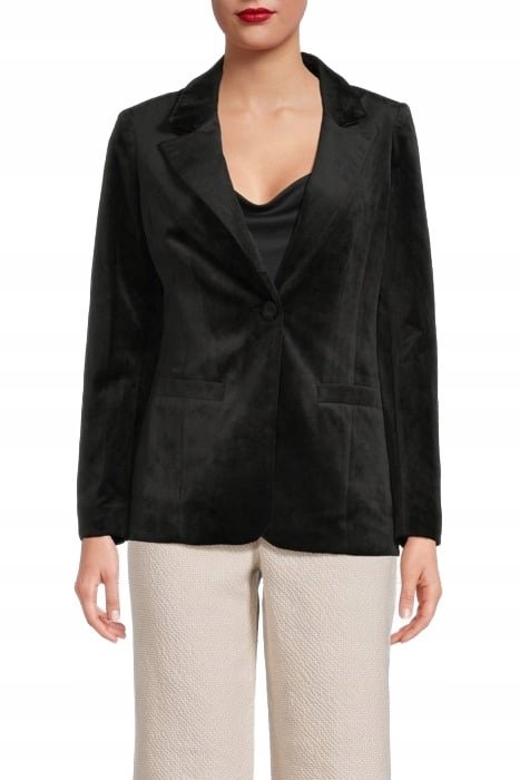 MARCIANO BY GUESS CZARNA MARYNARKA Z KLASYCZNYM KOŁNIERZEM 46 GGA