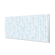 Dekoracje domu - Płyta szklana Niebieskie paski jodełka 120x60 cm - miniaturka - grafika 1