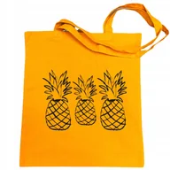 Torby i wózki na zakupy - Torba na zakupy fajny nadruk ANANAS - miniaturka - grafika 1