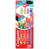 Szczoteczki do zębów - Colgate Twister Fresh, szczoteczka do zębów, średnia, 4 sztuki - miniaturka - grafika 1