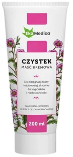 EkaMedica Maść kremowa z czystkiem 200ml - Żele i maści lecznicze - miniaturka - grafika 1