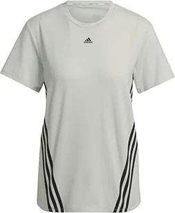 adidas T-shirt damski, zielony/czarny, M - Koszulki i topy damskie - miniaturka - grafika 1