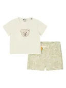 Kaftaniki dla niemowląt - Steiff 2-częściowy zestaw w kolorze kremowo-zielonym - miniaturka - grafika 1