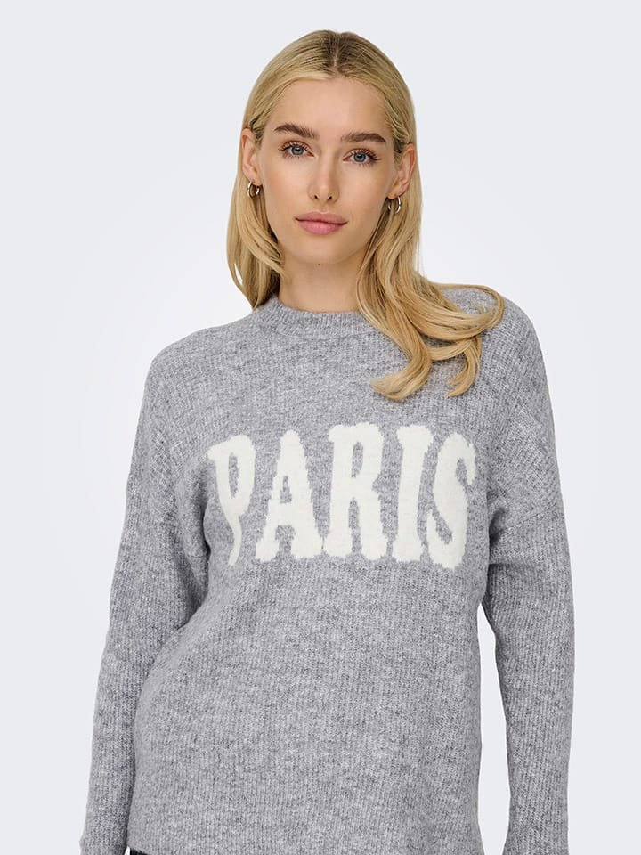 ONLY Sweter w kolorze szarym