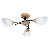 Lampy sufitowe - Spotlight Viletta Wood Sufitowa Spot-Light 8142374 Drewno Dębowe/Metal/Szkło - miniaturka - grafika 1