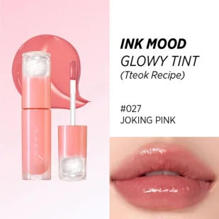 Peripera - Ink Mood Glowy Tint Tteok Recipe Collection 4g - #27 Joking Pink - Błyszczyki do ust - miniaturka - grafika 1