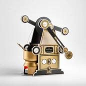 Akcesoria i części modelarskie - Silnik napędzany drutem NiTiNOL do samodzielnej budowy - Astromedia - miniaturka - grafika 1