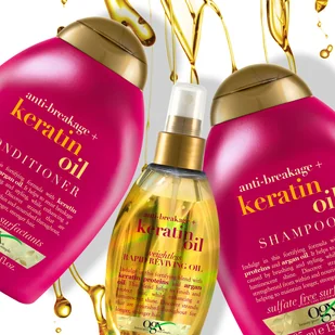 Ogx Keratin Oil Package - Szampony do włosów - miniaturka - grafika 2