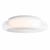 Lampy sufitowe - Okrągła plafoniera Duo C0233 Maxlight LED 10W 3000K szklana biała - miniaturka - grafika 1