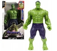Figurki dla dzieci - Avengers Hulk Figurka Duża Ruchoma Interaktywna 30cm Dźwięk Światło Bohater - miniaturka - grafika 1