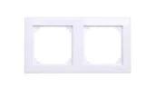 Klawisze i ramki - Schneider MERTEN RAMKA DWUKROTNA M-SMART BIAŁA ACTIVE SYSTEM M MERTEN MTN478225 - miniaturka - grafika 1