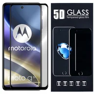Szkła hartowane na telefon - TelForceOne Szkło hartowane 5D do Motorola Moto G60 / G100 / G200 / G60S / G51 5G / G9 Power / T-Phone Pro 6/128GB czarna ramka - miniaturka - grafika 1