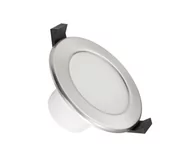 Oprawy, klosze i abażury - LED Łazienkowa oprawa wpuszczana LED/7W/230V 3000K srebrny IP44 - miniaturka - grafika 1