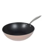 Patelnie - Patelnia wok nieprzywierająca Salter Metallic 28cm - miniaturka - grafika 1