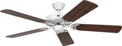 Wentylatory sufitowe - Wentylator sufitowy z łańcuszkiem Classic Royal White 132 Orzech / Ciemny orzech - miniaturka - grafika 1