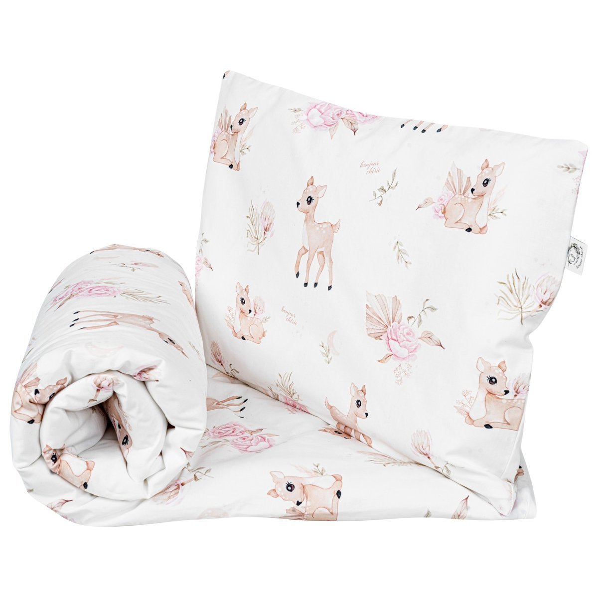 Pościel do łóżeczka 2 el. (poszewki) Sarenki 120x90, 40x60