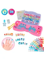 Prace ręczne dla dzieci - Aquabeads Zestaw kreatywny "Nail Studio Starter Set" - 4+ - miniaturka - grafika 1