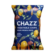 Chipsy - Naturalne Chipsy Warzywne O Smaku Śmietany Z Cebulką 75G - miniaturka - grafika 1