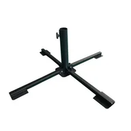 Parasole ogrodowe - Podstawa krzyżakowa czarna - miniaturka - grafika 1