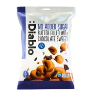 Cukierki - Diablo Cukierki karmelowe z czekoladą bez cukru 75 g - miniaturka - grafika 1