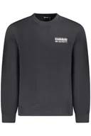 Bluzy męskie - BLUZA NAPAPIJRI BEZ ZAMKA MĘSKA CZARNA - miniaturka - grafika 1