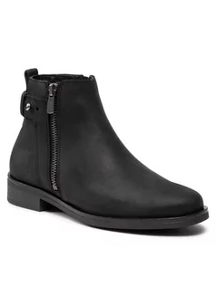 Botki damskie - Clarks Botki Memi Lo 261615144 Czarny - grafika 1