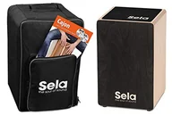 Instrumenty perkusyjne - Sela SE 161 NL Primera Black Cajon zestaw dla początkujących z plecakiem, podkładka cajon, książka holenderska Cajon, CD i DVD - miniaturka - grafika 1
