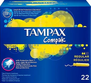 Tampony Tampax Compak Regular 22 szt (4015400715320) - Tampony - miniaturka - grafika 1