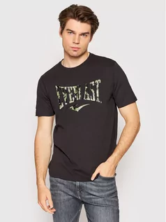 Koszulki męskie - Everlast T-Shirt 894060-60 Czarny Regular Fit - grafika 1