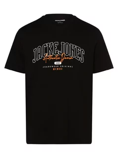 Koszulki męskie - Jack & Jones - T-shirt męski  JJLarry, czarny - grafika 1