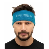 Czapki i chusty sportowe damskie - Opaska unisex Brubeck 3D PRO BD10050 niebieski - miniaturka - grafika 1