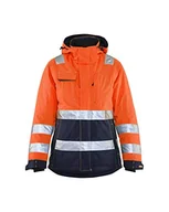 Kurtki damskie - Blaklader 48721987 damska kurtka zimowa o wysokiej widoczności, pomarańczowa/granatowa, rozmiar XXXL - miniaturka - grafika 1