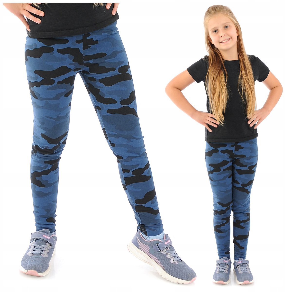 Legginsy dziecięce Klasyczne długie getry Produkt Polski Moro Jeans 104
