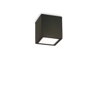 Lampy ogrodowe - Ideal Lux Lampa sufitowa zewnętrzna TECHO PL1 SMALL czarna 251578 251578/IL - miniaturka - grafika 1