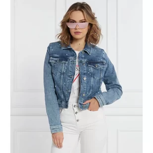 GUESS Kurtka jeansowa ADORIA | Regular Fit - Kurtki damskie - miniaturka - grafika 1