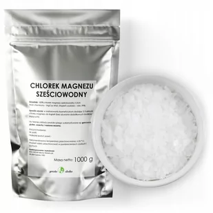 Chlorek Magnezu sześciowodny woda magnezowa 1kg - Kosmetyki do kąpieli - miniaturka - grafika 1