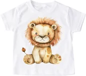 Koszulki dla dziewczynek - koszulka z tygryskiem dla dziecka wzór fajne6 - miniaturka - grafika 1