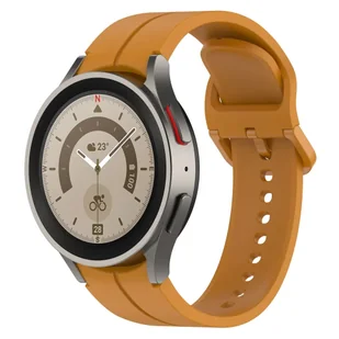 Pasek / opaska do smartwatcha Samsung Galaxy Watch 4 / 5 żółty - Akcesoria do smartwatchy - miniaturka - grafika 6