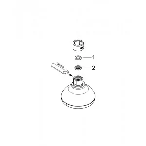 Grohe Deszczownica New Tempesta 27606001 - Deszczownice - miniaturka - grafika 2