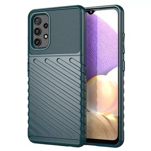 Thunder Case elastyczne pancerne etui pokrowiec Samsung Galaxy A72 4G zielony - Etui i futerały do telefonów - miniaturka - grafika 1