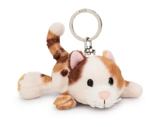 NICI 62132 breloczek kotek na szczęście, wierny towarzysz do plecaka lub torby, zawieszka do kluczy dla małych i dużych, 10 cm, brązowy - Plecaki - miniaturka - grafika 1