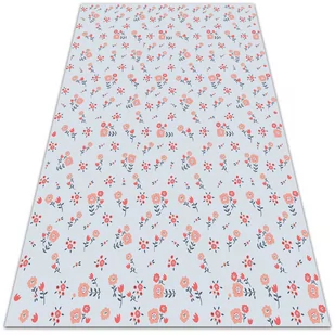 Modny uniwersalny dywan winylowy Wiejskie kwiatki 150x225 cm - Dywany - miniaturka - grafika 1