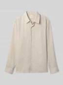 Koszule męskie - Koszula casualowa o kroju regular fit z mieszanki lnu - miniaturka - grafika 1